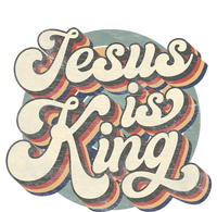 Retro Jesus Is King Christian Bible Religious Button