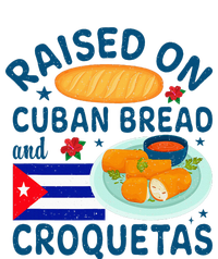 Raised On Cuban Bread And Croquetas Cuba Cuban Microfiber Hand Towel