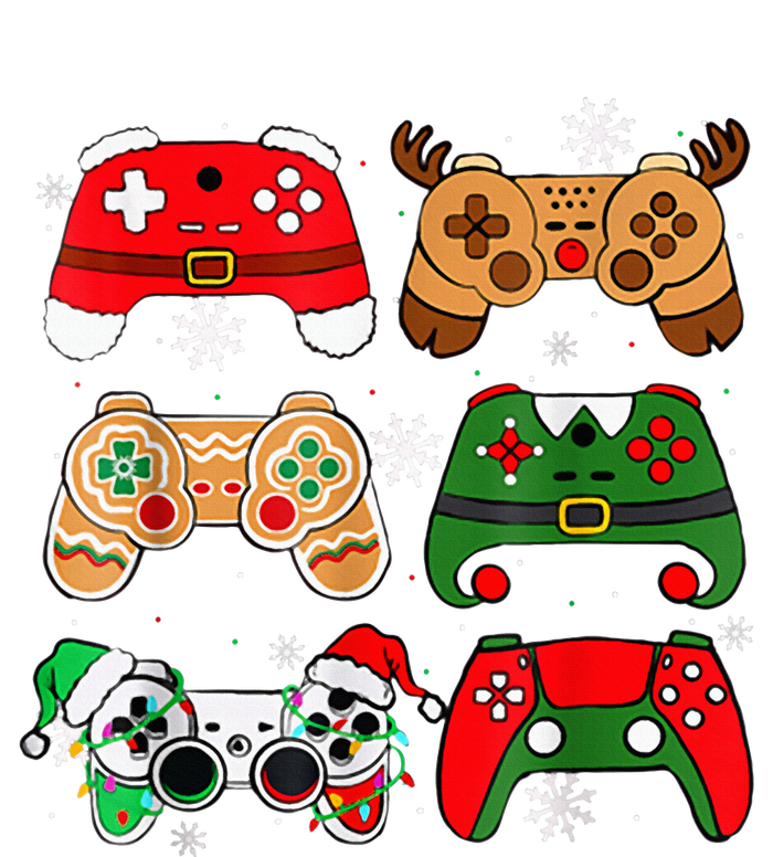 Christmas Santa Elf Gaming Controllers Gamer Tank Top