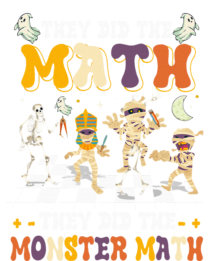 Skeleton Dancing They Did The Math They Did The Monster Math Premium T-Shirt