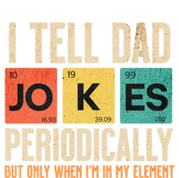 I Tell Dad Jokes Periodically Funny FatherS Day Dad Joke Gift Stripe Pom Pom Beanie