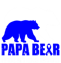 HuntingtonS Disease Awareness Papa Bear Blue Support Father Gift T-Shirt