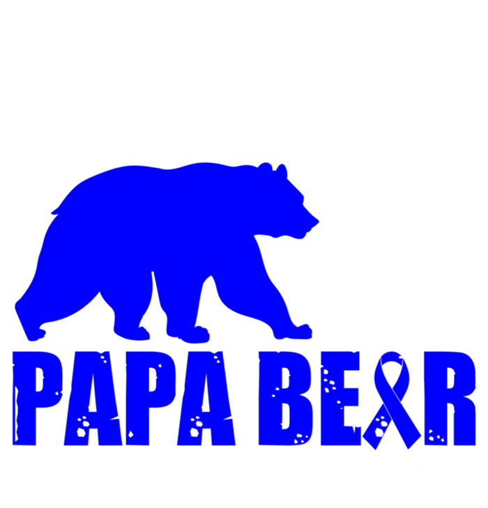 HuntingtonS Disease Awareness Papa Bear Blue Support Father Gift T-Shirt