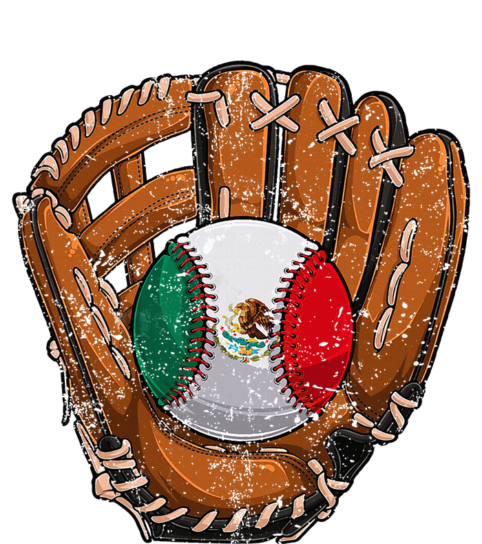 Mexico Flag Baseball Ball Softball Mexican Sport Player Coaster