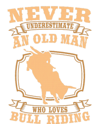 Never Underestimate An Old Man Bull Riding Rodeo Sport Youth Performance Sprint T-Shirt