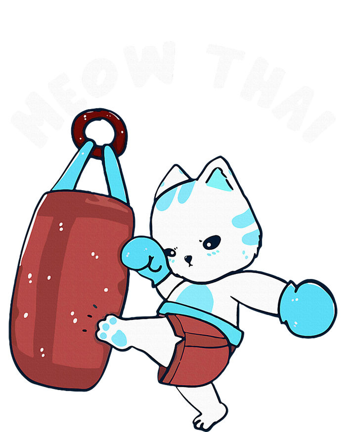 Muay Thai Cat Meow Thai Punching Bag Fighting Sport Toddler Fine Jersey T-Shirt