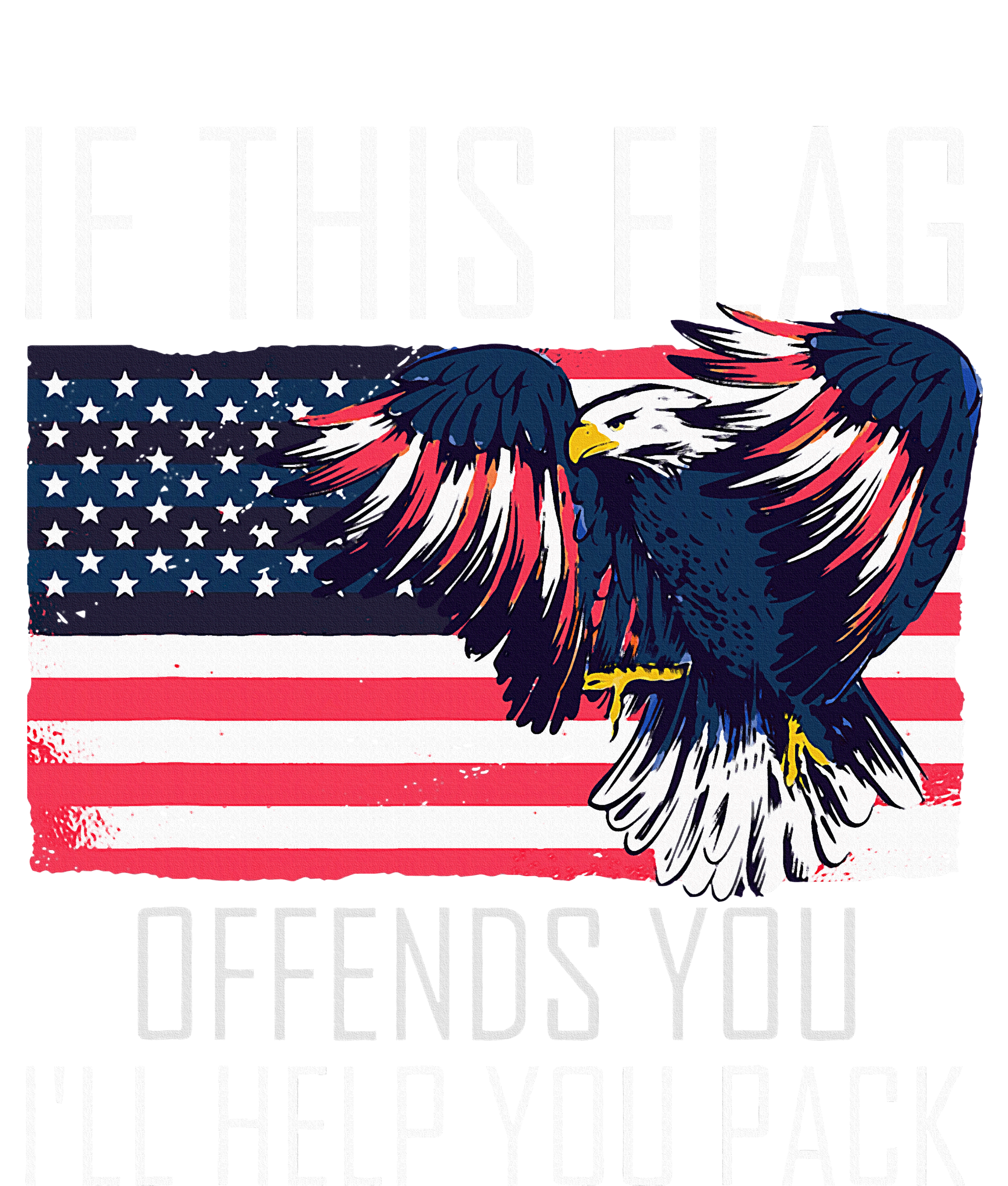 If This Flag Offends You ILl Help You Pack T-Shirt