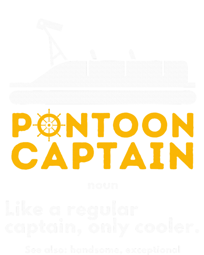 Pontoon Captain Definition Funny Boat Pontooning Boating Kids Long Sleeve Shirt