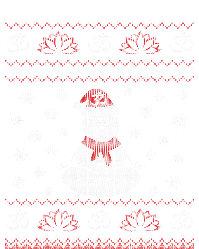 Yoga Snowman Meditating Lotus Pose Ugly Christmas PosiCharge Competitor Tank