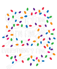 Christmas Lights IM Fine Everything Is Fine Ugly Christmas T-Shirt