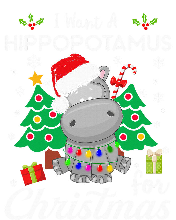 I Want A Hippopotamus For Christmas Xmas Costume Tie-Dye Long Sleeve Shirt