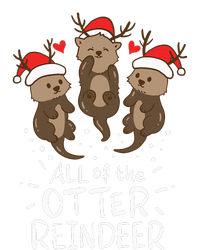 Otter Reindeer Deer Christmas Xmas Gift Present Kids Long Sleeve Shirt