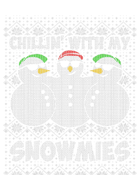 Chillin With My Snowmies Funny Ugly Christmas T-Shirt