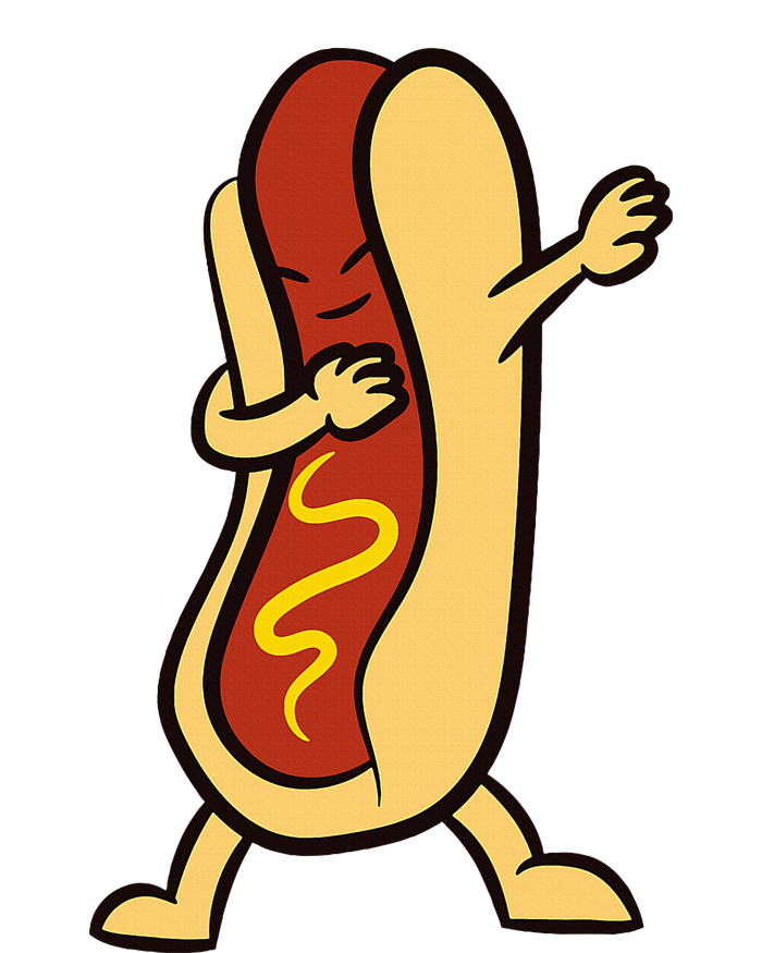 Hotdog Dabbing Funny Hot Dog Magnet