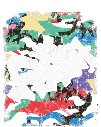 Fresh Hip Hop 80s 90s Old School Camo Rap Urban Slang Tie-Dye T-Shirt