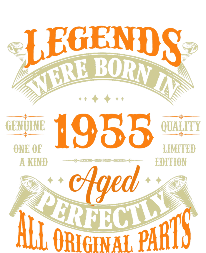 70th Birthday Vintage Legends Born In 1955 70 Years Old T-Shirt