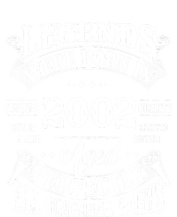 22nd Birthday Vintage Legends Born In 2002 22 Years Old Women's Racerback Tank