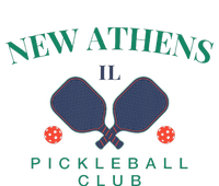 New Athens Il Pickleball Club For Paddle Players Kids Hoodie