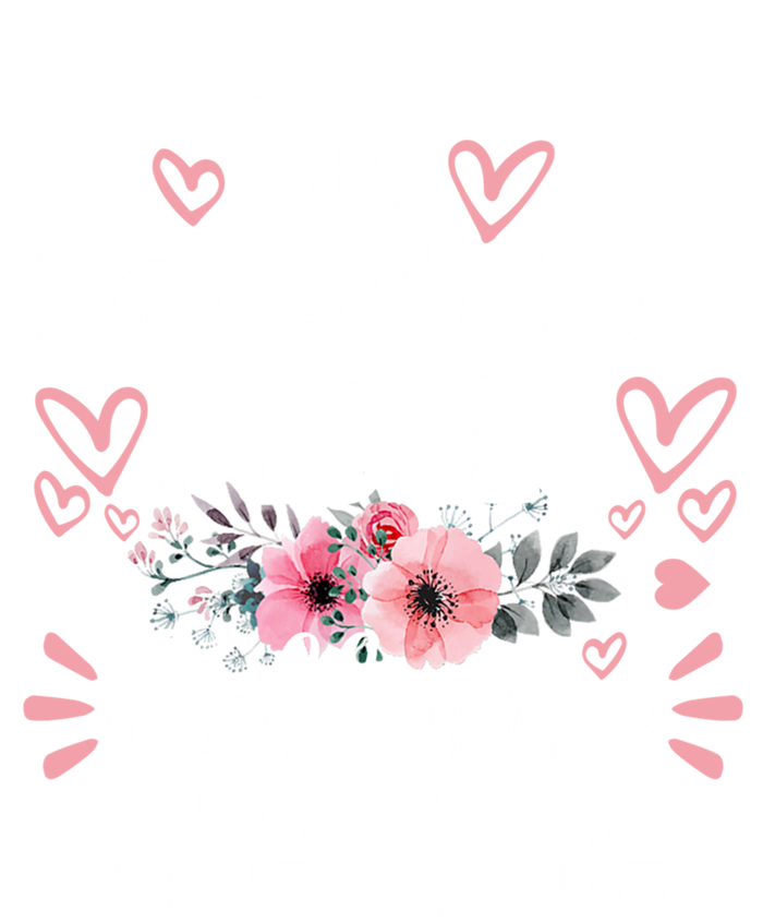 My Favorite People Call Me Glamma Funny MotherS Day Cute Gift Zip Tote Bag