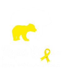 Papa Bear Yellow Ribbon Spina Bifida Awareness For Dad Gift Hoodie