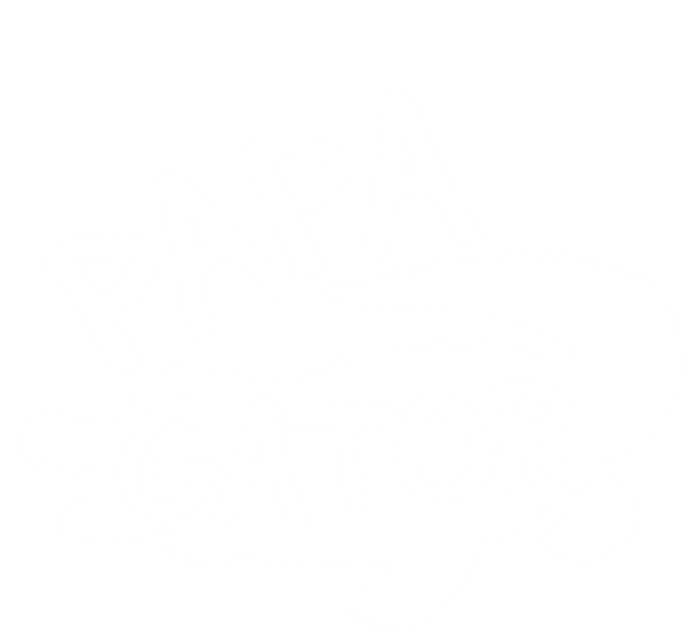 Papa Gator Dad Fathers Day Alligator Daddy Crocodile Cool Gift Women's Racerback Tank