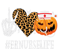 Er Nurse Peace Love Pumpkin Funny Halloween Leopard Toddler Sweatshirt