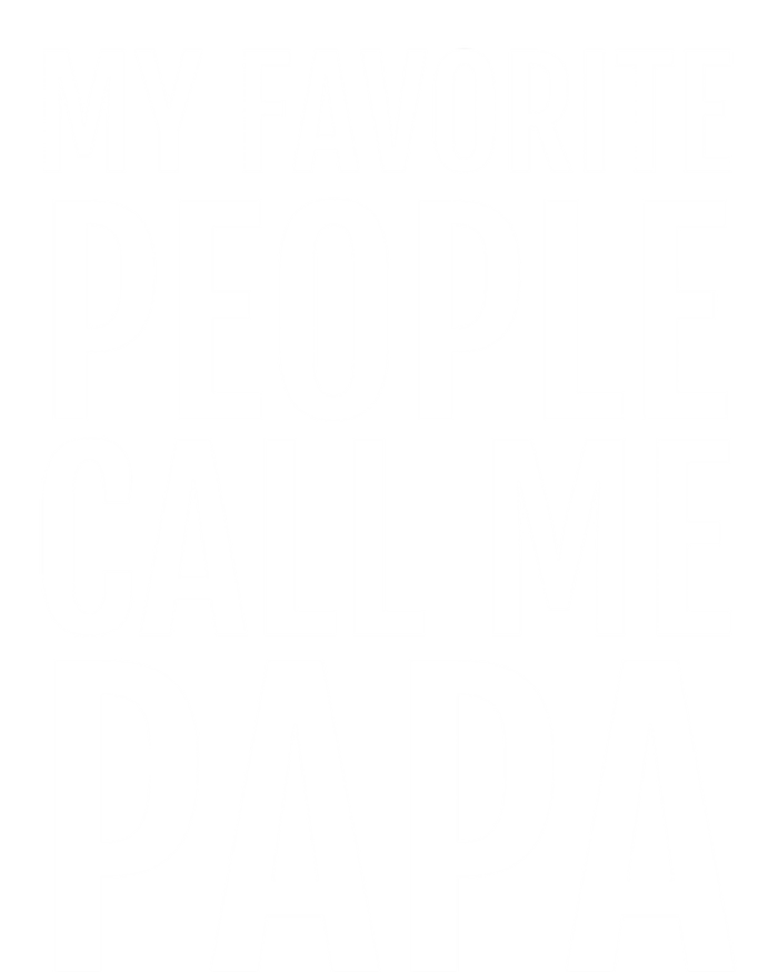 My Favorite People Call Me Papa Cute Gift Zip Tote Bag