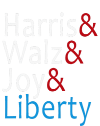 Harris Walz Joy Liberty Vote Kamala Harris President Women's Knotted Racerback Tank