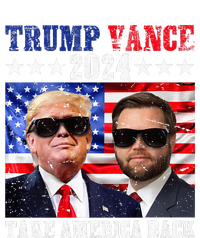 Trump Vance 2024 Take America Back American Flag Tie-Dye T-Shirt