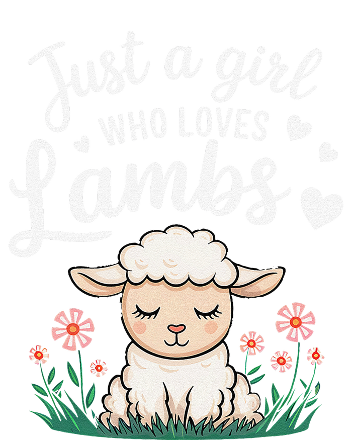 Lamb Just A Girl Who Loves Lambs Cute Animals Lover USA-Made Doggie Bandana