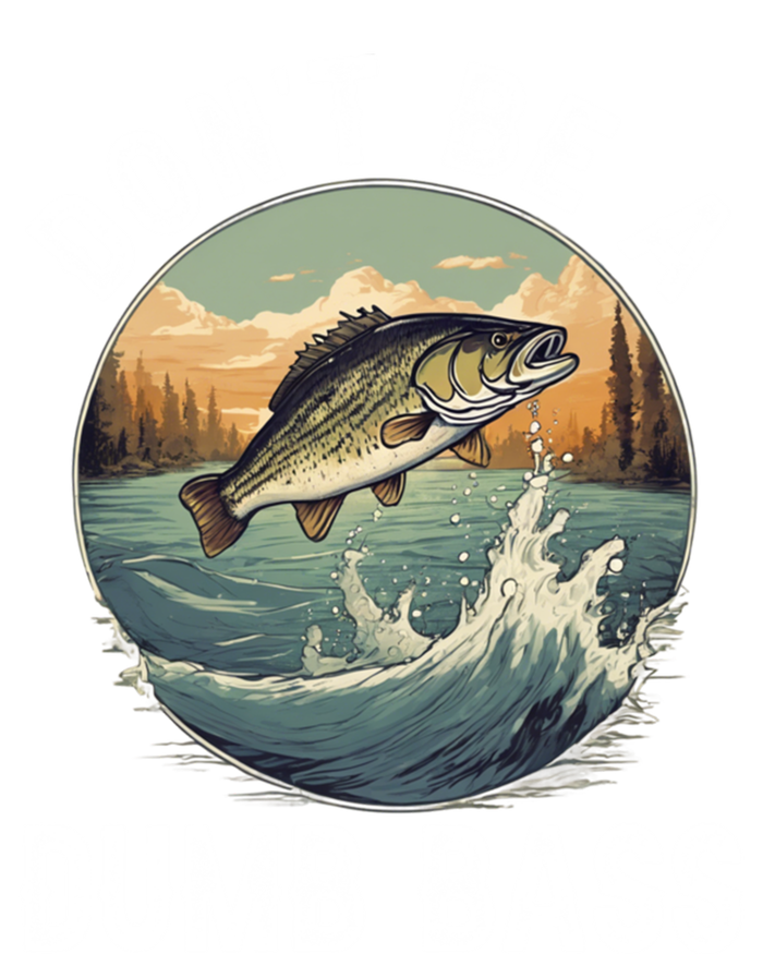 DonT Be A Dumb Bass Funny Fishing Joke For Dad Gift Tie Dye Hoodie