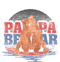 Surfing Bear Family Dad Cute Animal Daddy Papa Bear Gift Kids Hoodie