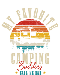 My Favorite Camping Buddies Call Me Dad Vintage Funny Camper Gift T-Shirt