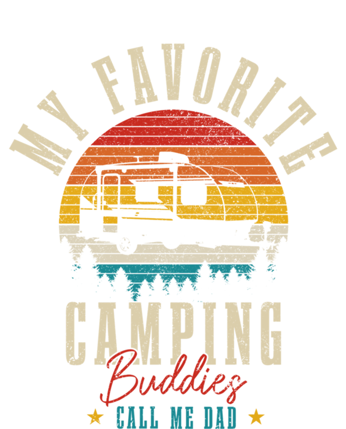 My Favorite Camping Buddies Call Me Dad Vintage Funny Camper Gift T-Shirt