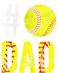 Fathers Day Gift Number One Softball Dad Cute Gift T-Shirt