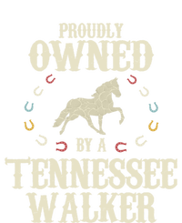 Proudly Owned By A Horse Father Mother Tennessee Walker Cool Gift Stripe Pom Pom Beanie