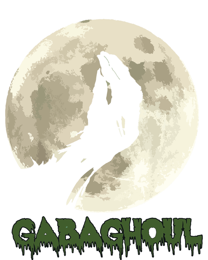 Gabaghoul Funny Hand Moon Halloween Insulated Varsity Jacket