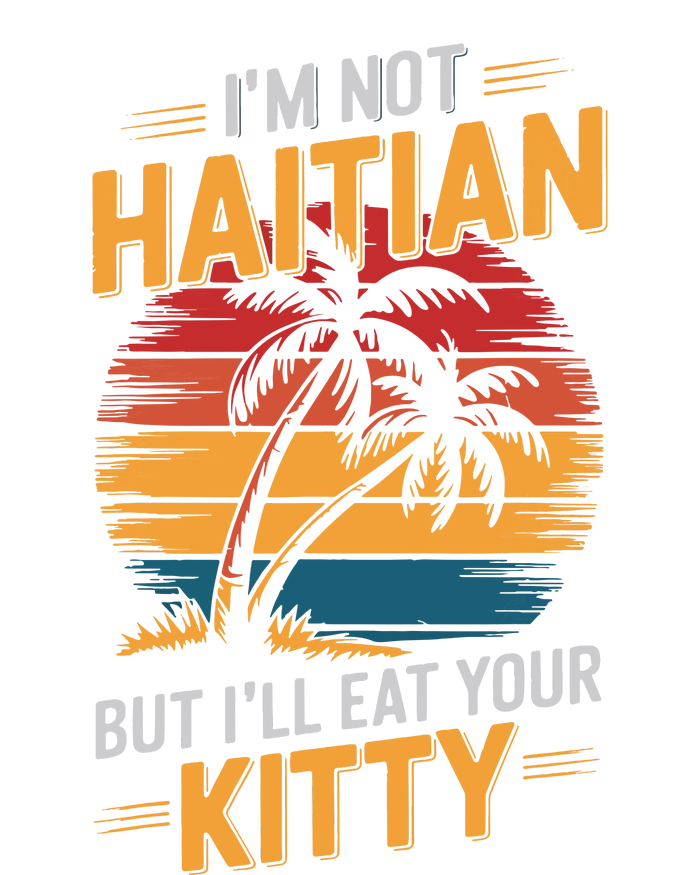 IM Not Haitian But ILl Eat Your Kitty Mesh Reversible Basketball Jersey Tank