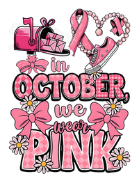 October We Wear Breast Cancer Awareness Postal Worker Tie-Dye T-Shirt