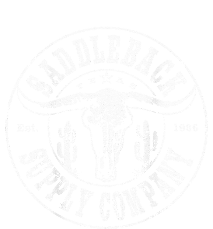 Saddleback Desert Skull White Lightweight Zip Tote Bag