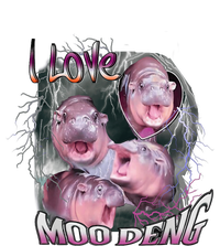 Moo Dang Funny Dwarf Baby Hippo In The Zoo Cooling Performance Long Sleeve Crew