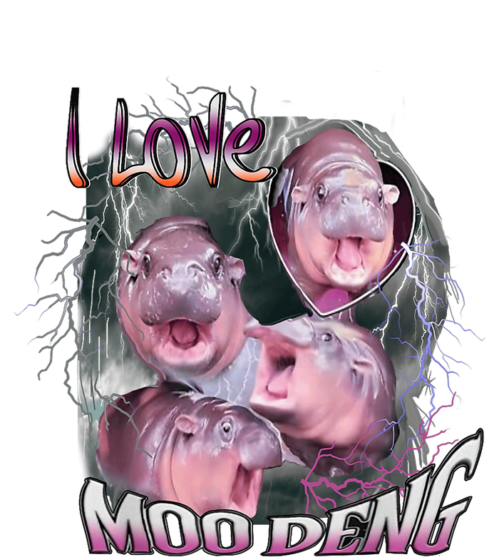 Moo Dang Funny Dwarf Baby Hippo In The Zoo T-Shirt