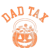 Dad Tax Halloween Trick Or Treat Candy Pumkin Dad Joke Womens Cotton Relaxed Long Sleeve T-Shirt