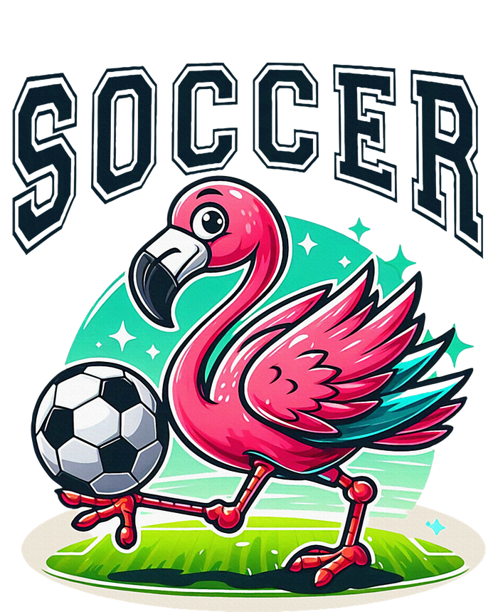 Soccer Flamingo Playing Soccer Kids T-Shirt