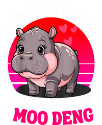 Woman Cute Baby Hippo Moo Deng Just A Girl Who Loves Moo Deng Gift Sweatshirt