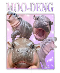 Baby Pigmy Hippo Moodeng Funny Moodeng The Famous Gift Infant Fleece One Piece