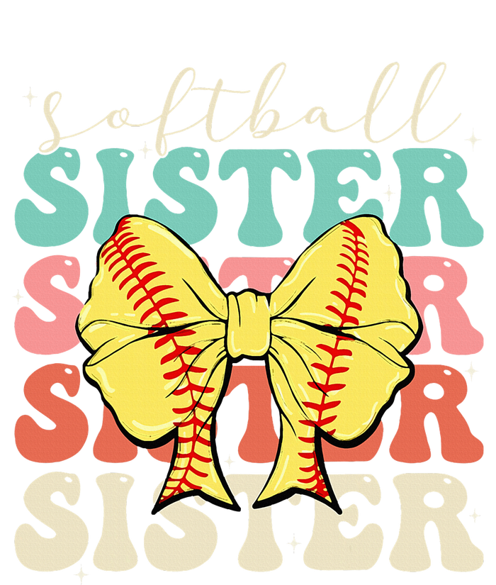 Softball Sister Vintage Sport Lover Sister Womens Funnel Neck Pullover Hood