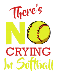 ThereS No Crying In Softball Baseball Coach Player Lover Tote Bag