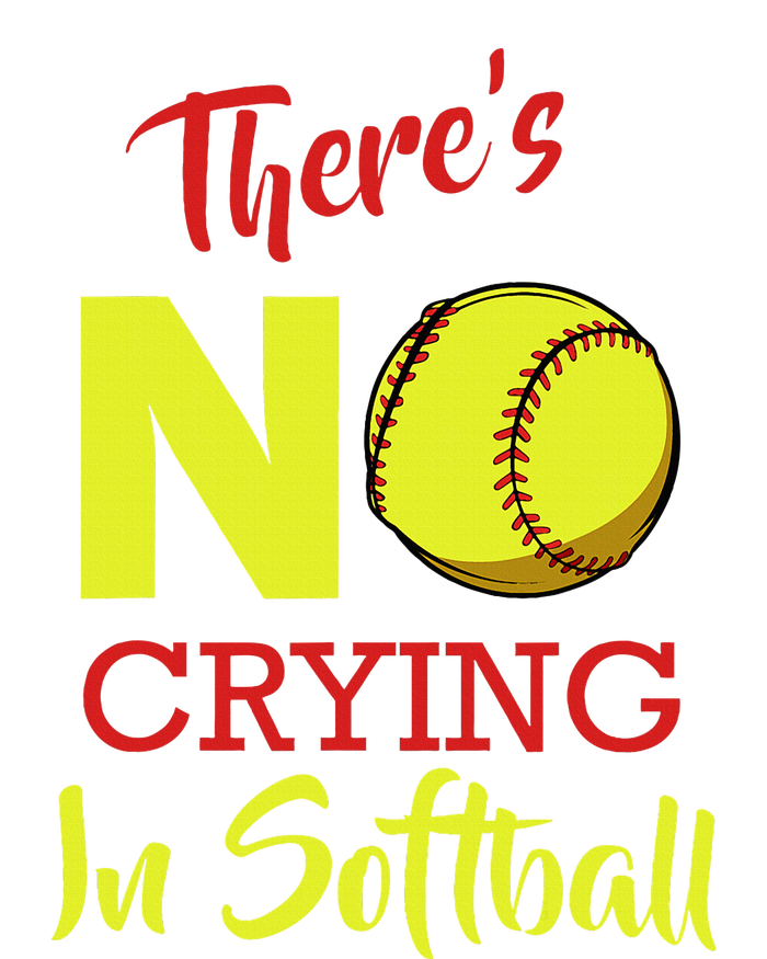 ThereS No Crying In Softball Baseball Coach Player Lover Tote Bag