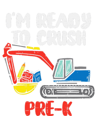 Excavator Ready To Crush Prek Prek First Day School Truck Kids Sweatshirt